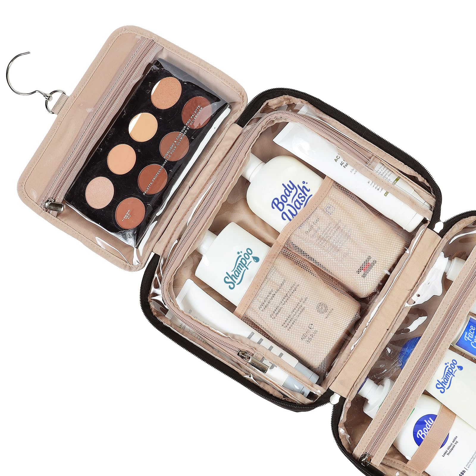 NISHEL bolsa con bolsillo frontal con cremallera para accesorios.