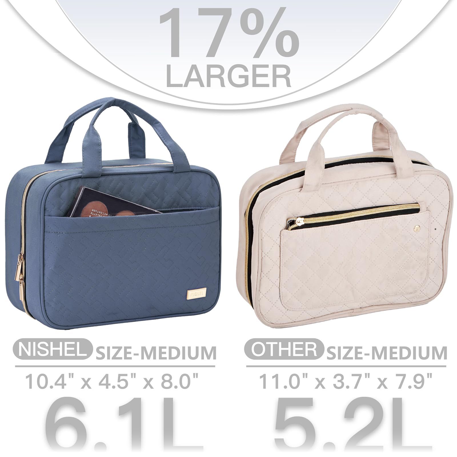 Vue fenêtre transparente du sac NISHEL facilitant le contrôle sécurité