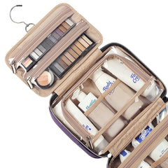 NISHEL Trousse avec poches élastiques pour organiser maquillage et soins.