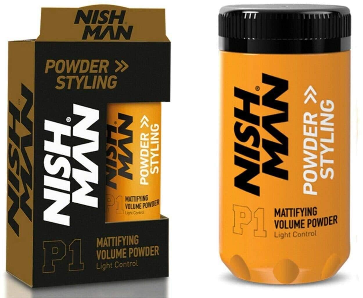 Nishman polvo peinado, textura ligera y mate para acabado natural.