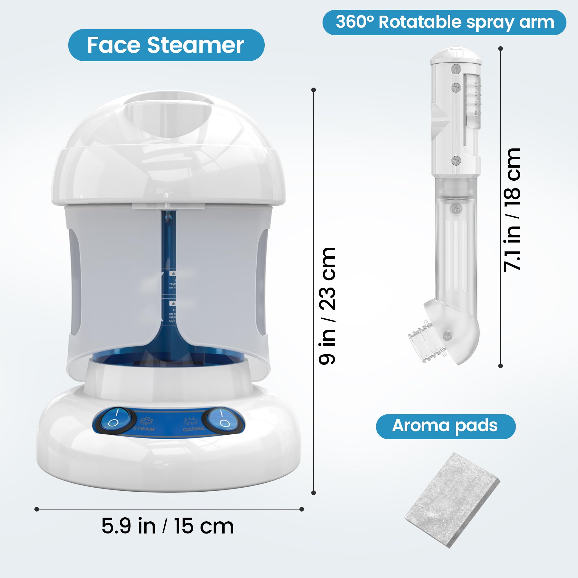 Nisperos diseño compacto y blanco, ideal para baño