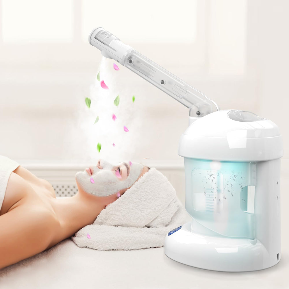 Nisperos vapor facial nano ionico, cuidado suave de la piel