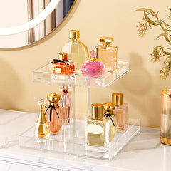 NIUBEE detalle-perfumes acrílico, accesible y visible para elegir rápidamente tus fragancias.