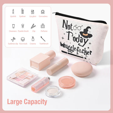 Niudewo bolsa maquillaje uso multiproposito, perfecto como neceser o estuche.