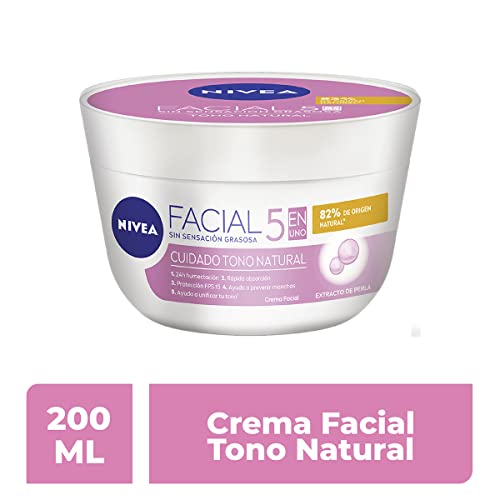 NIVEA Aclaradora Natural textura de rápida absorción para piel sensible.