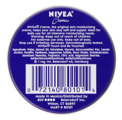 NIVEA crema 1 oz en lata clásica para manos y rostro