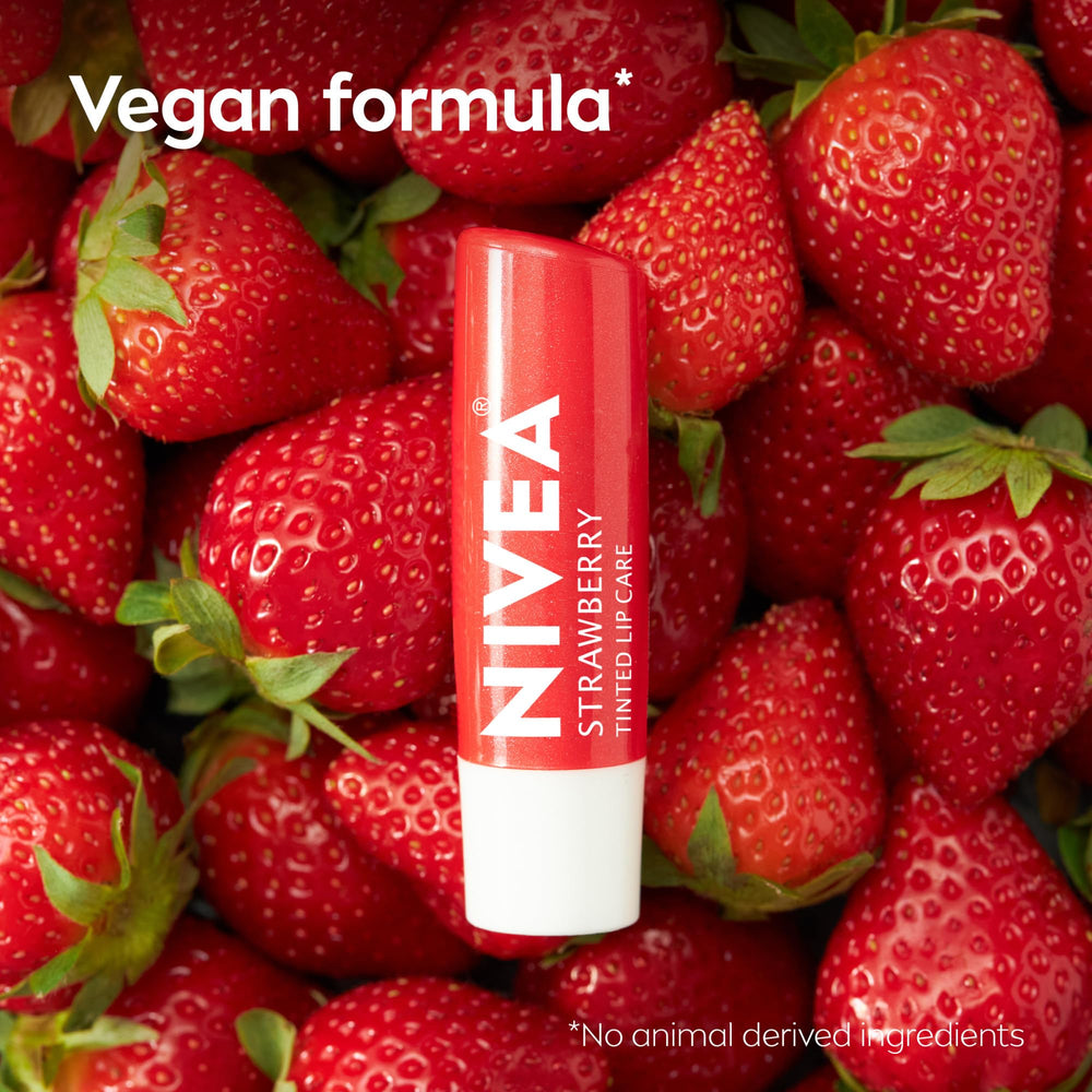 NIVEA Cuidado labial fruta fresa: formato 0,17 oz ideal para viajes