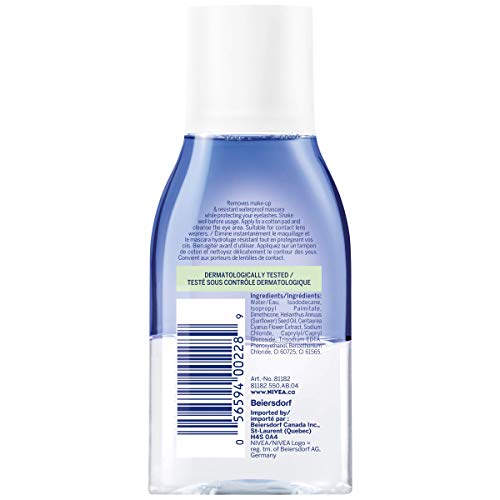 Textura bifásica del desmaquillante de ojos NIVEA para ojos