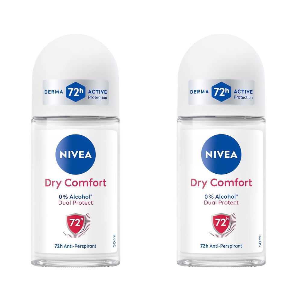 NIVEA Desodorante rodillo seco, envase 50 ml, ideal para uso diario.