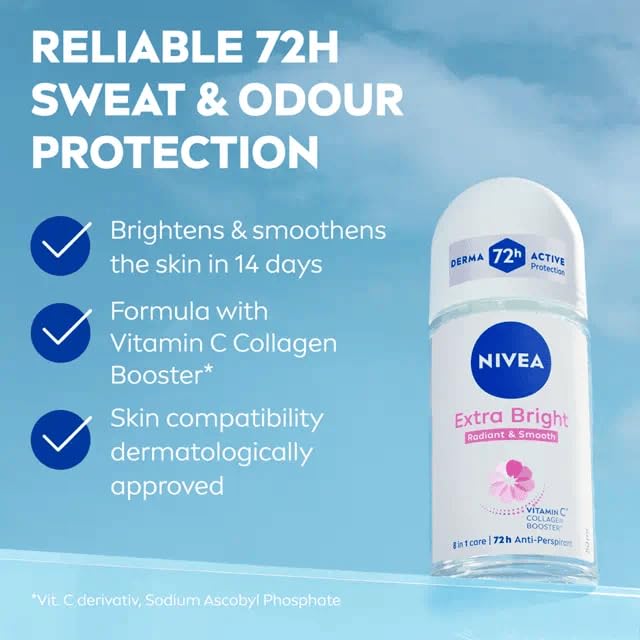 Textura ligera y fresca de NIVEA Extra Bright al aplicar
