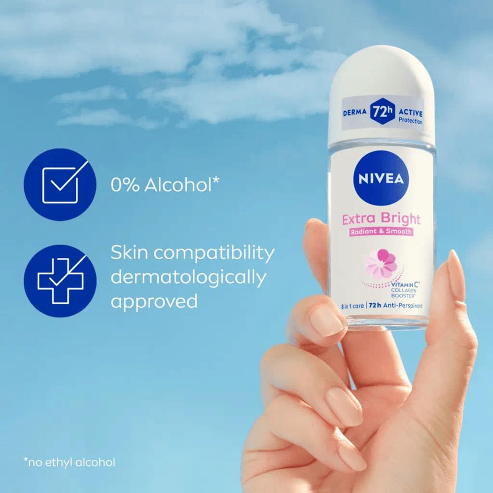 Tono de axilas más uniforme gracias a Vitamina C de NIVEA Extra Bright