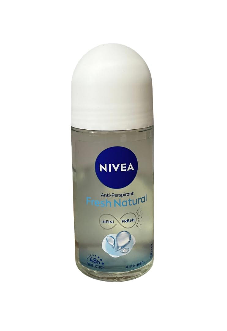 NIVEA Fresh Natural 50ml pack shot showing the 3-pack and subtle freshness