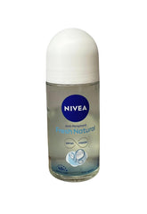 NIVEA Fresh Natural 50ml pack shot showing the 3-pack and subtle freshness