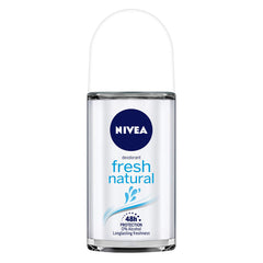 NIVEA Fresh Natural Roll-On botella-50ml, aroma fresco para todo el día.
