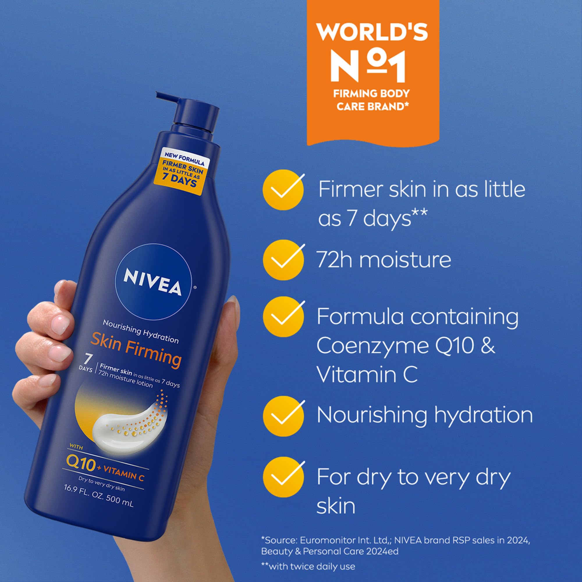 NIVEA Hidratacion 72 horas, crema de textura suave para piel seca
