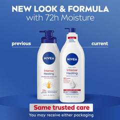 NIVEA Intense Healing: textura crema suave para piel seca