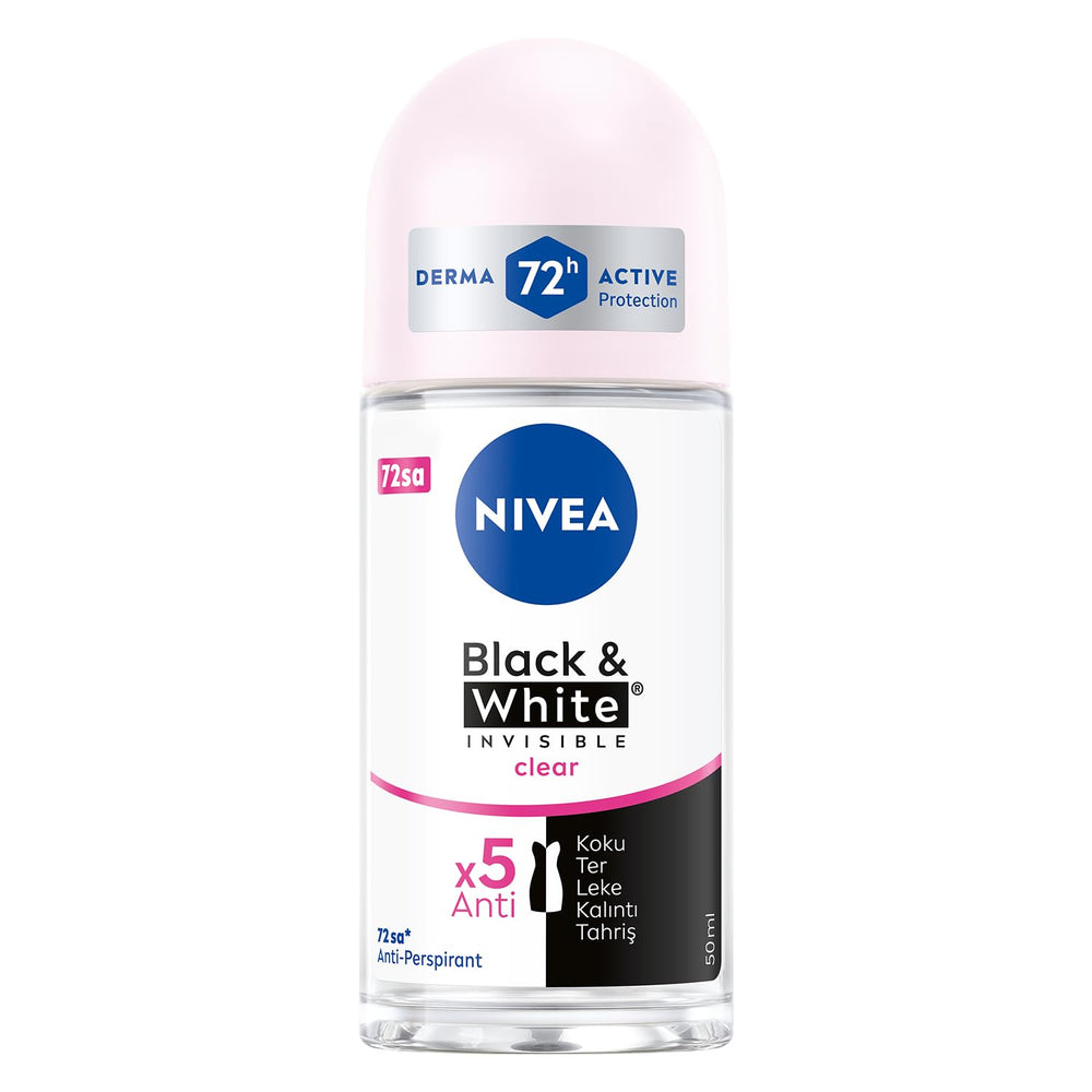 NIVEA Invisible roll-on: aplicación suave para piel sin manchas.