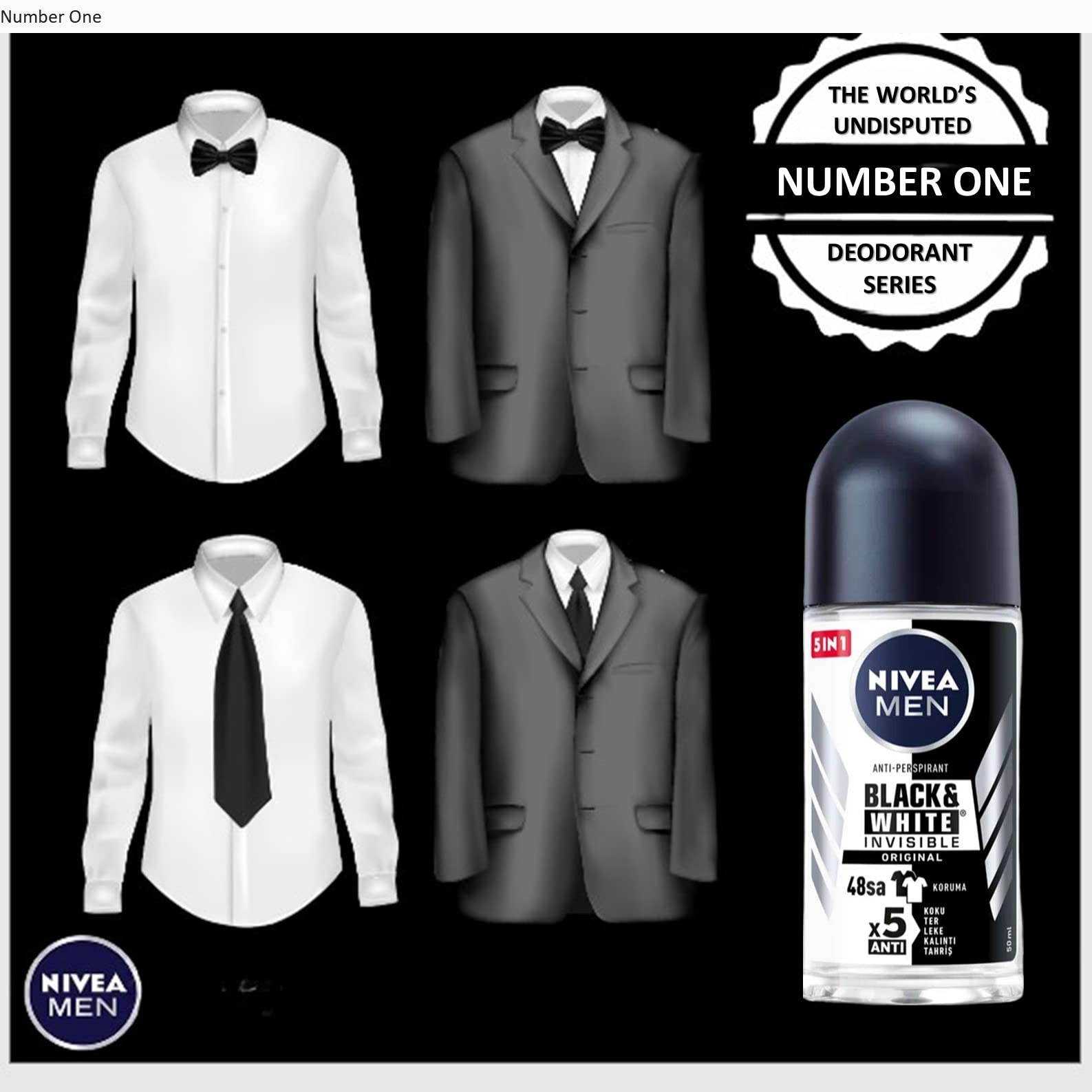 Invisible on black and white fabrics with a clean finish.