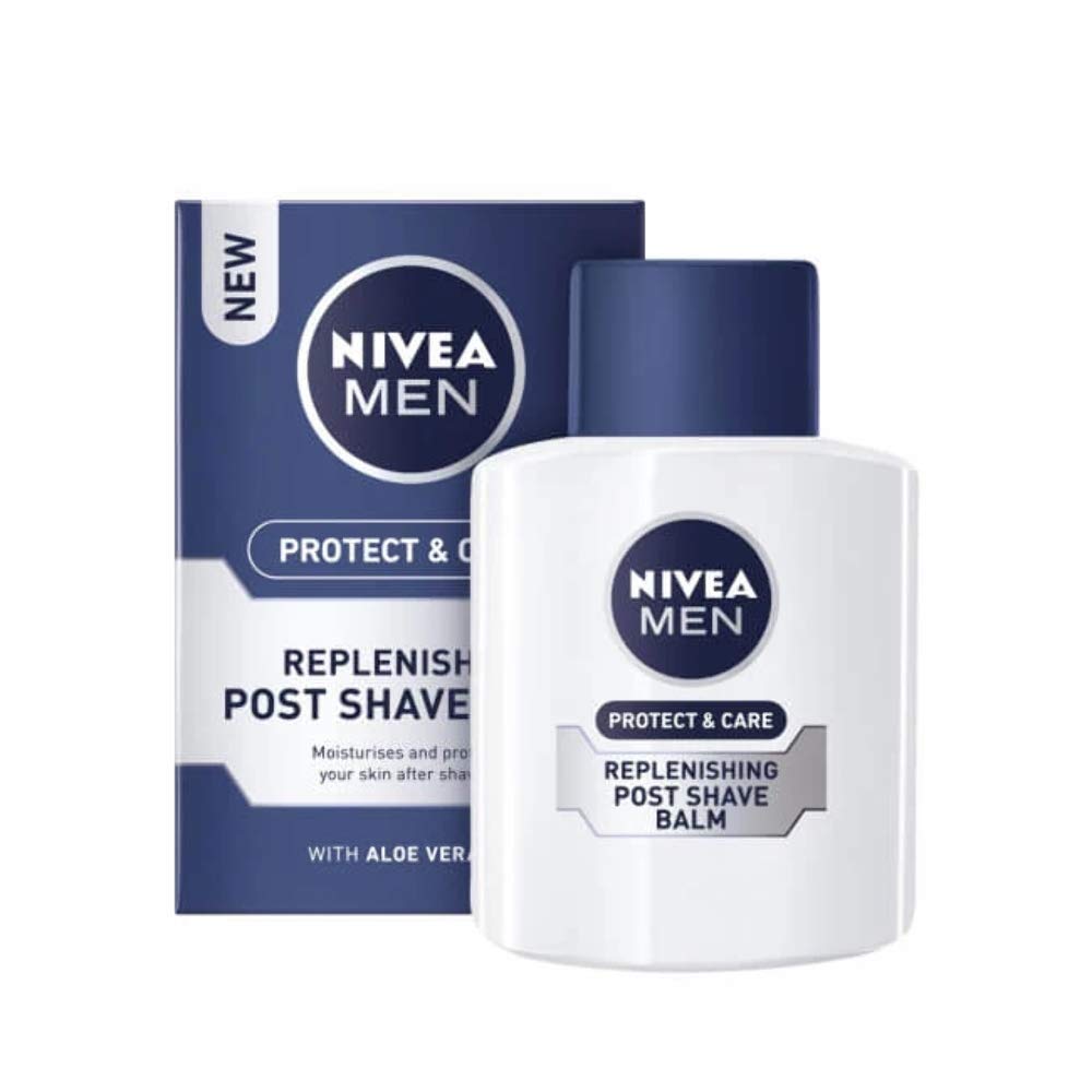 Bote de bálsamo post-afeitado NIVEA MEN para calmar la piel y hidratar.
