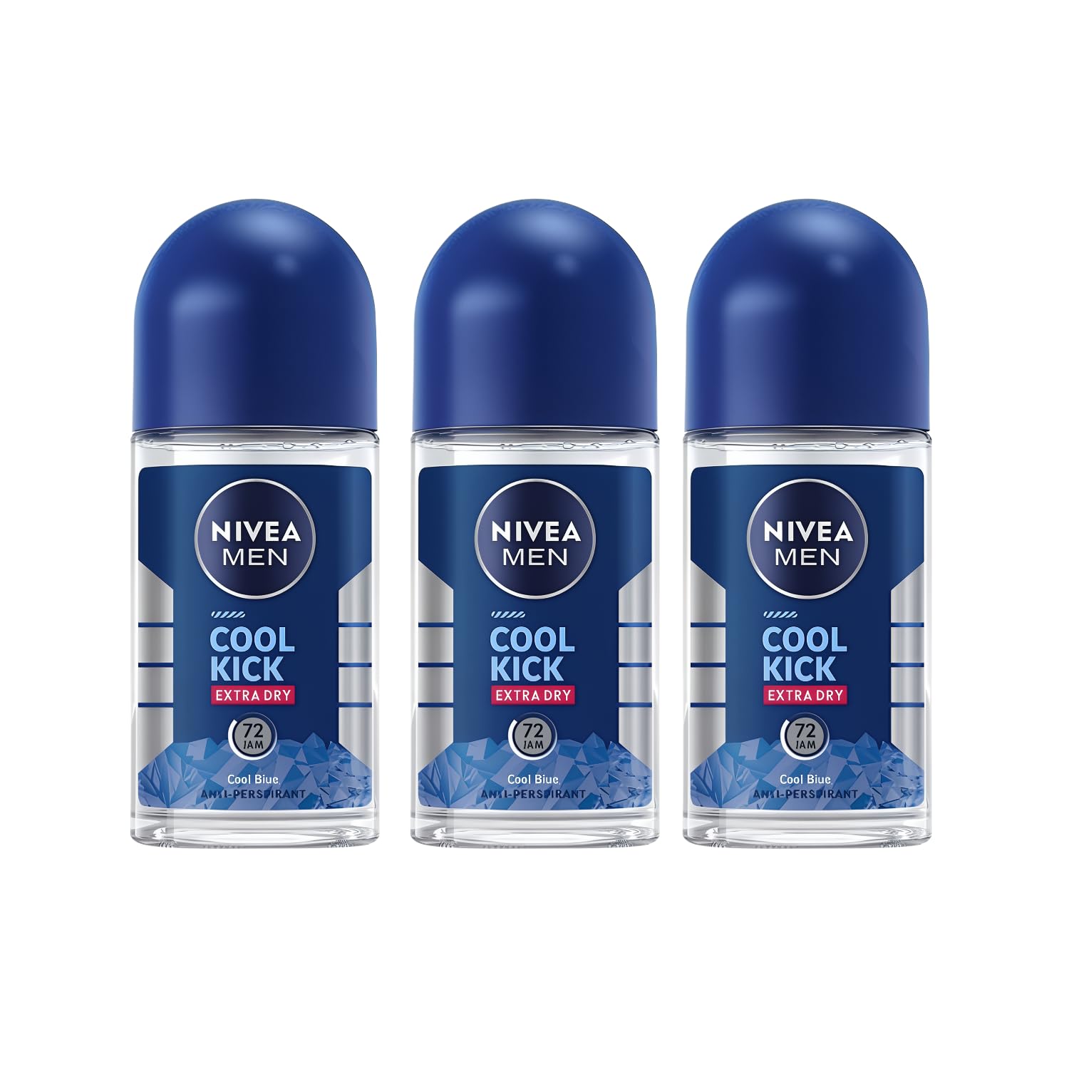 NIVEA Men Cool Kick desodorante con aplicador suave para uso diario
