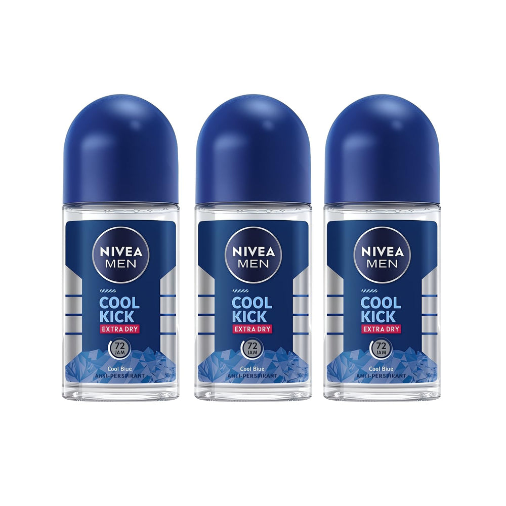 NIVEA Men Cool Kick desodorante con aplicador suave para uso diario
