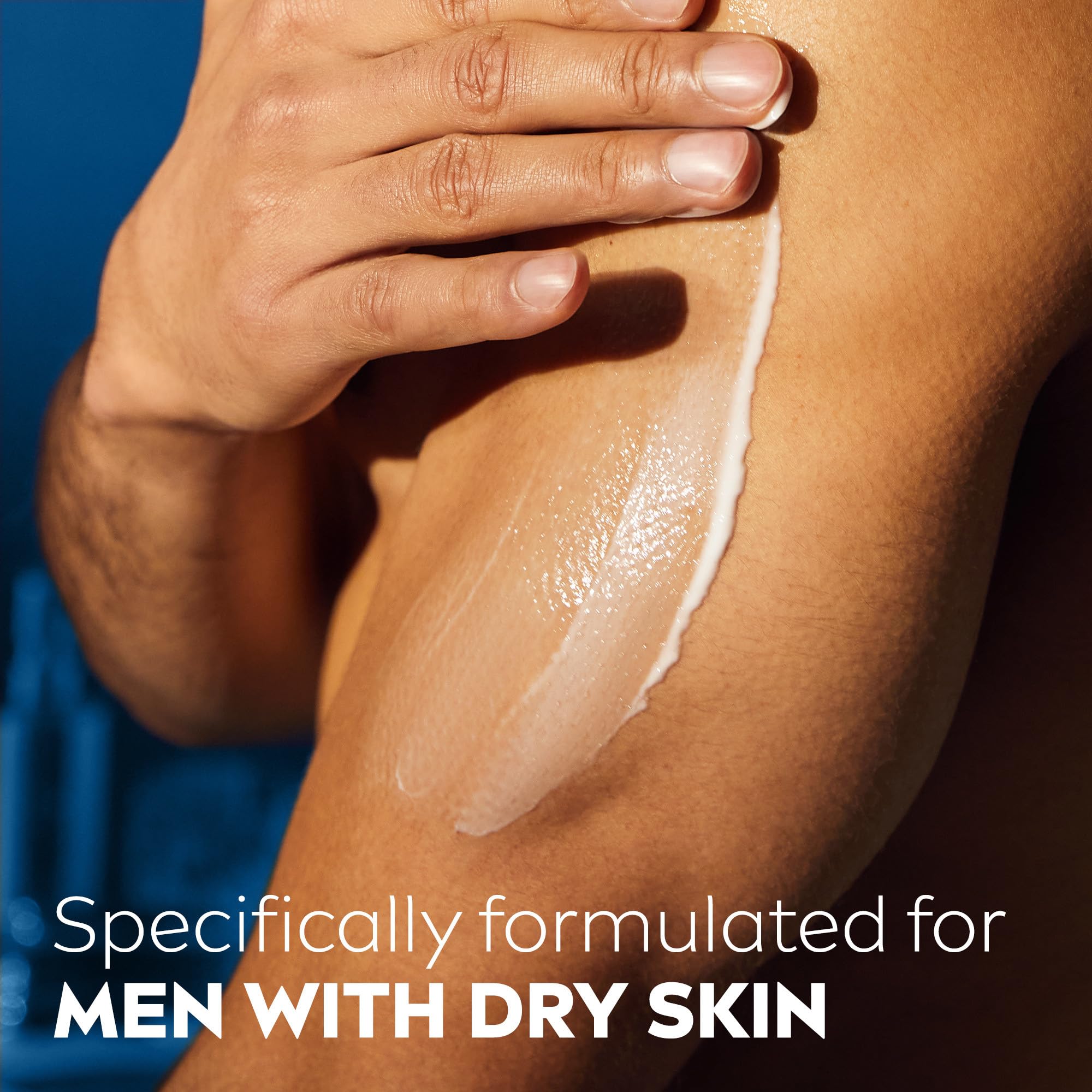 NIVEA MEN Hidratación Máxima, absorción rápida sin sensación grasa.