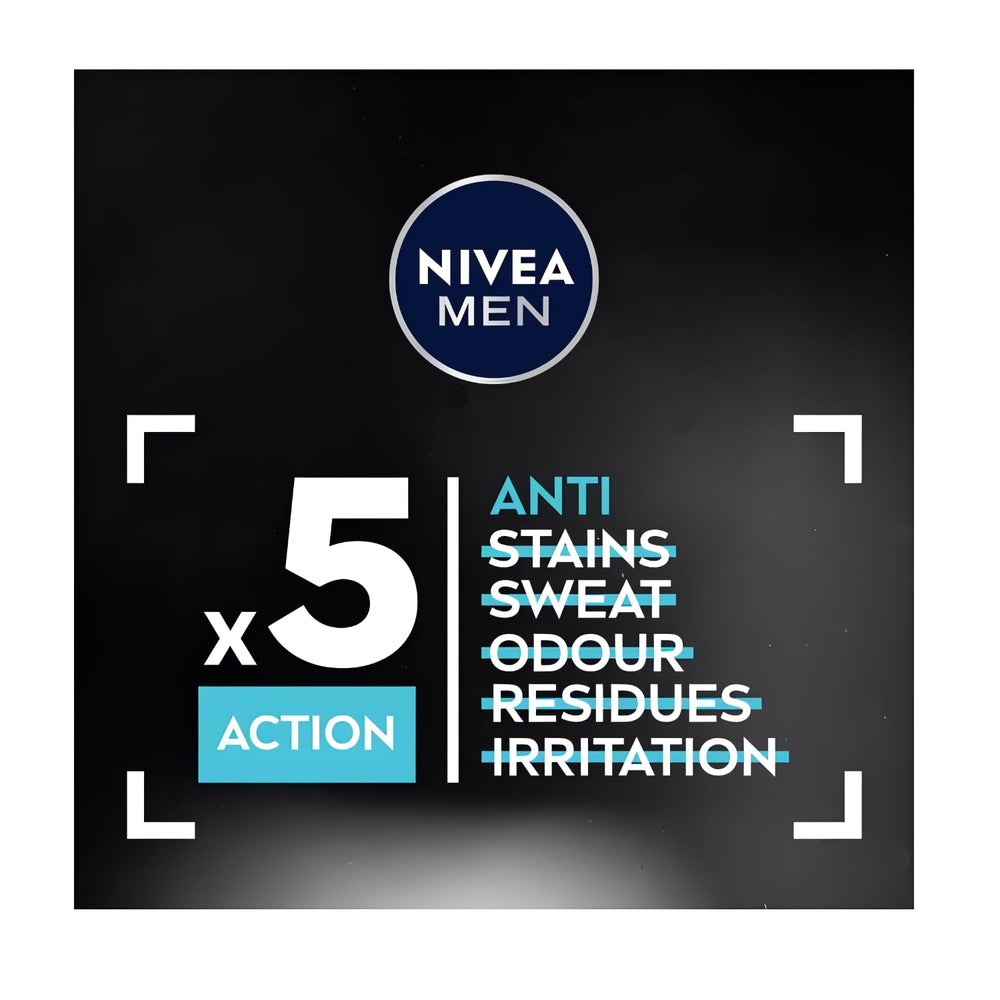 NIVEA Men Invisible protección 48 h frente a sudor y olores.