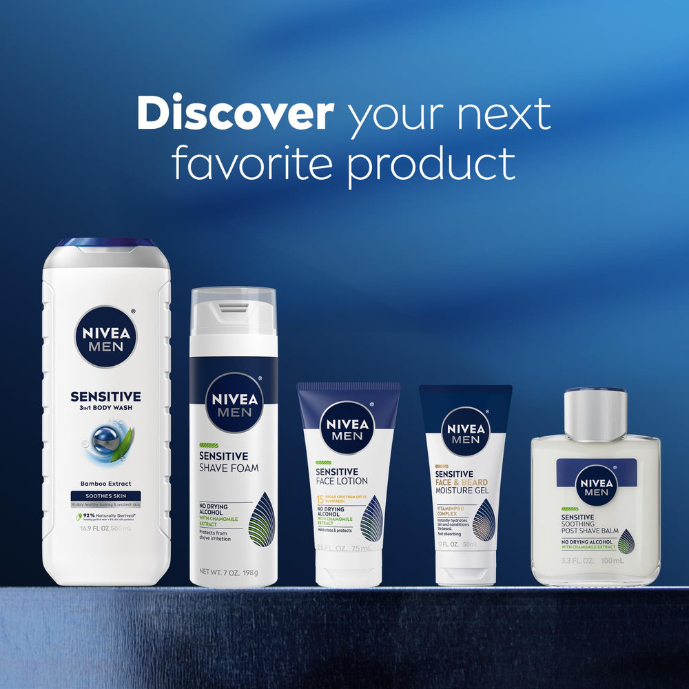 NIVEA MEN Sensitive sin parabenos, para piel sensible