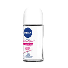 NIVEA Natural Glow Desodorante en Rodillo, aplicador suave para la piel.