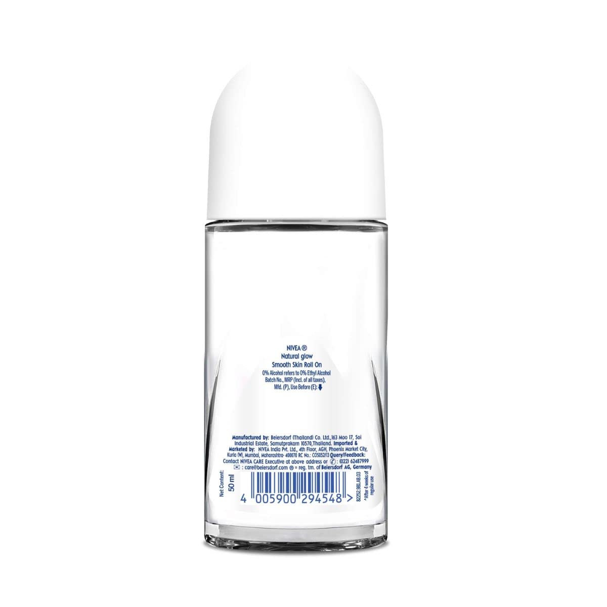 NIVEA Natural Glow Desodorante en Rodillo, protección diaria suave.