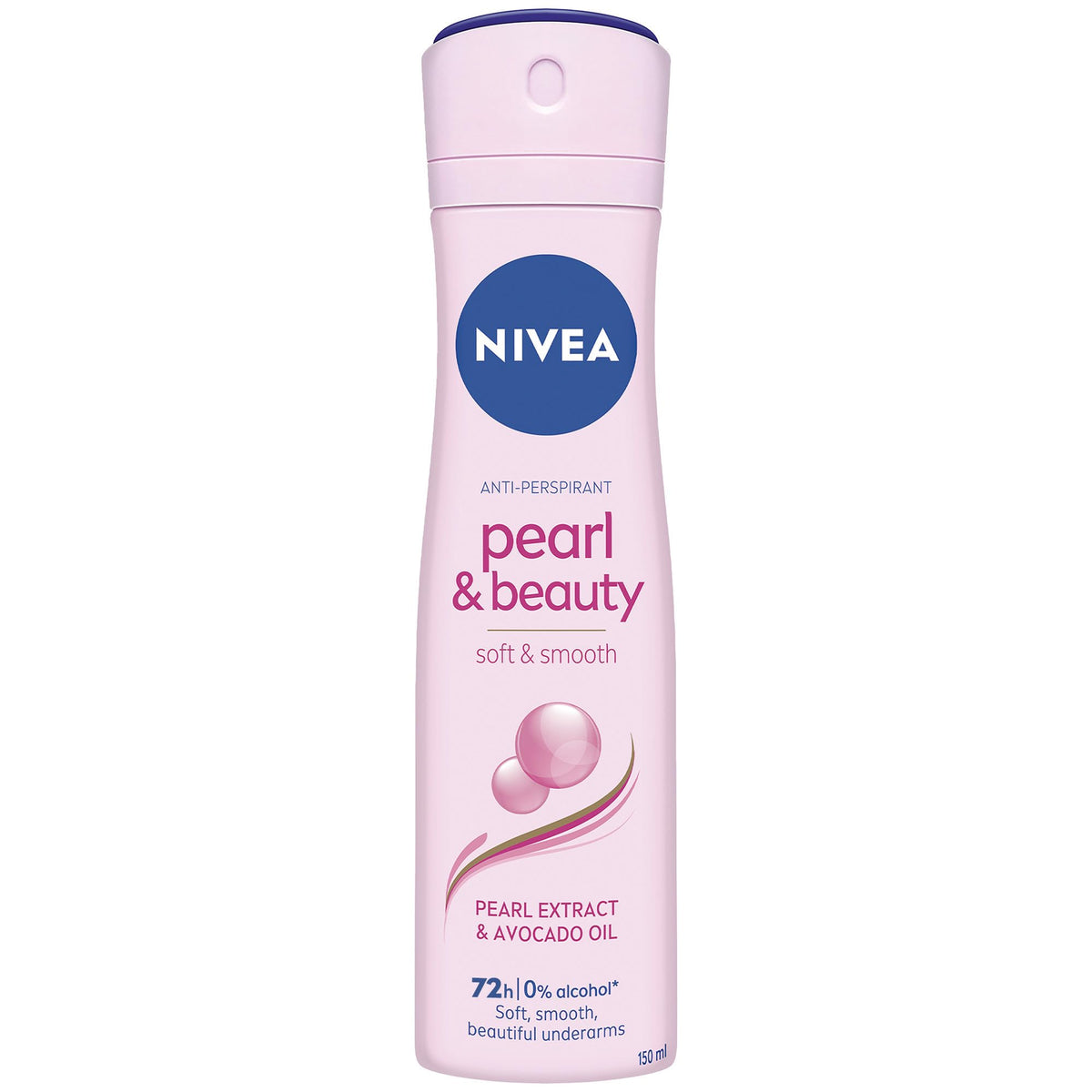 NIVEA Pearl Beauty Spray, envase de 150 ml para uso diario