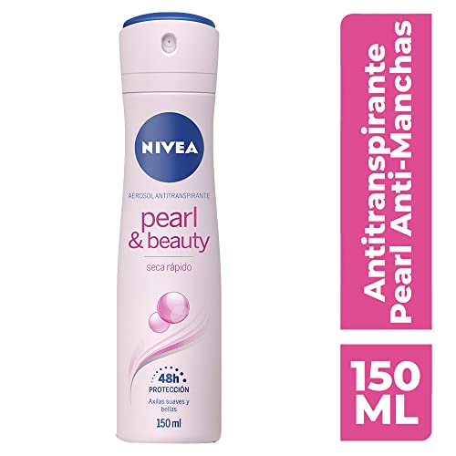 NIVEA Pearl Beauty Spray, tapa rosada para piel suave