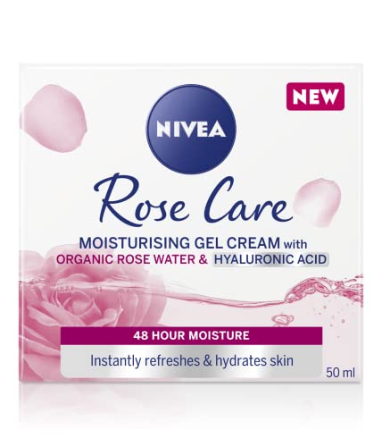 NIVEA Rose textura ligera en crema, aplicación suave que hidrata todo el día