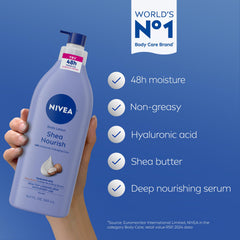 NIVEA Shea Nourish crema no grasa de absorción rápida para uso diario