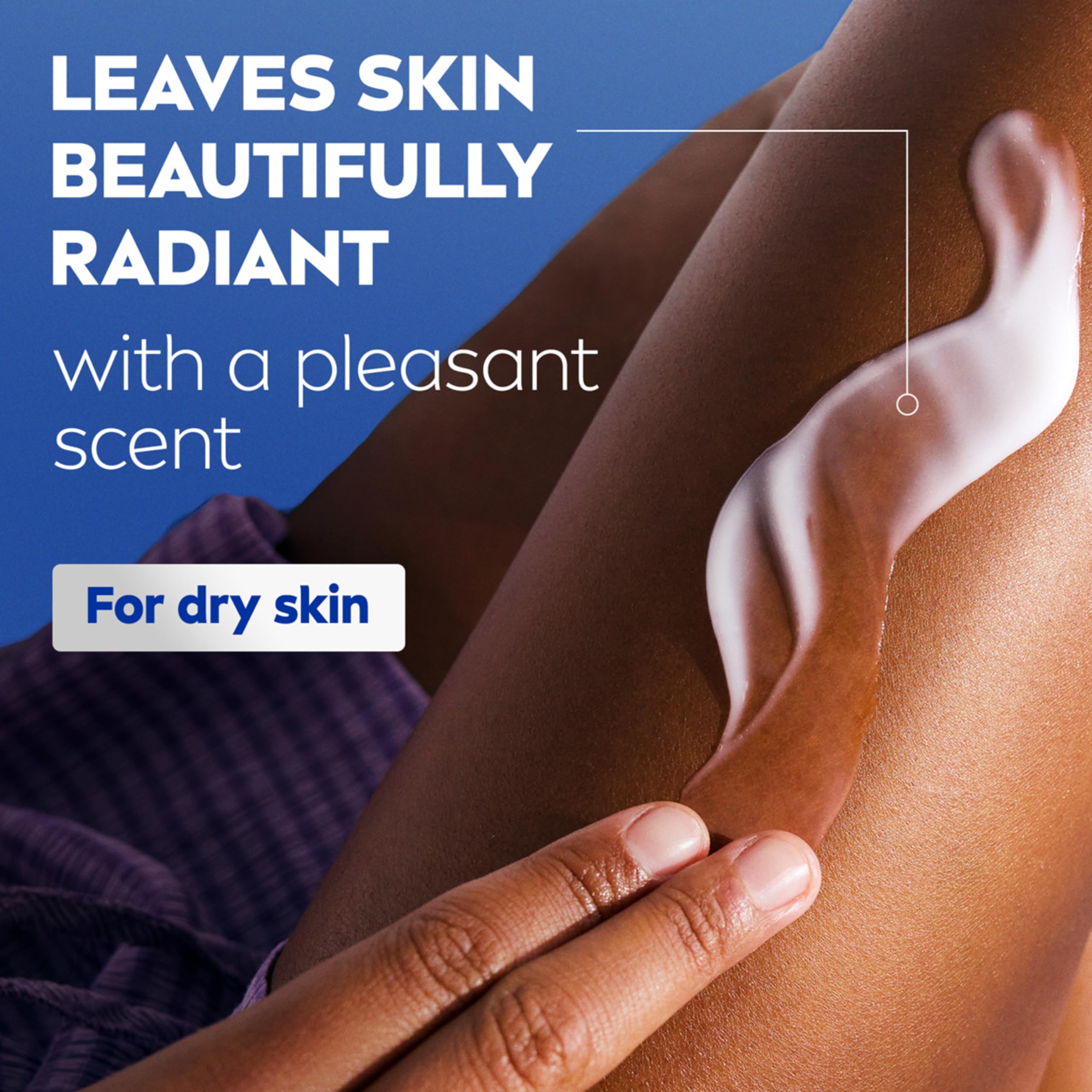 NIVEA Skin Firming Melanin Beauty & Hydration Argan Oil drop highlights nourishment.