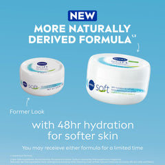 NIVEA Soft muestra textura ligera y absorción rápida para uso diario.