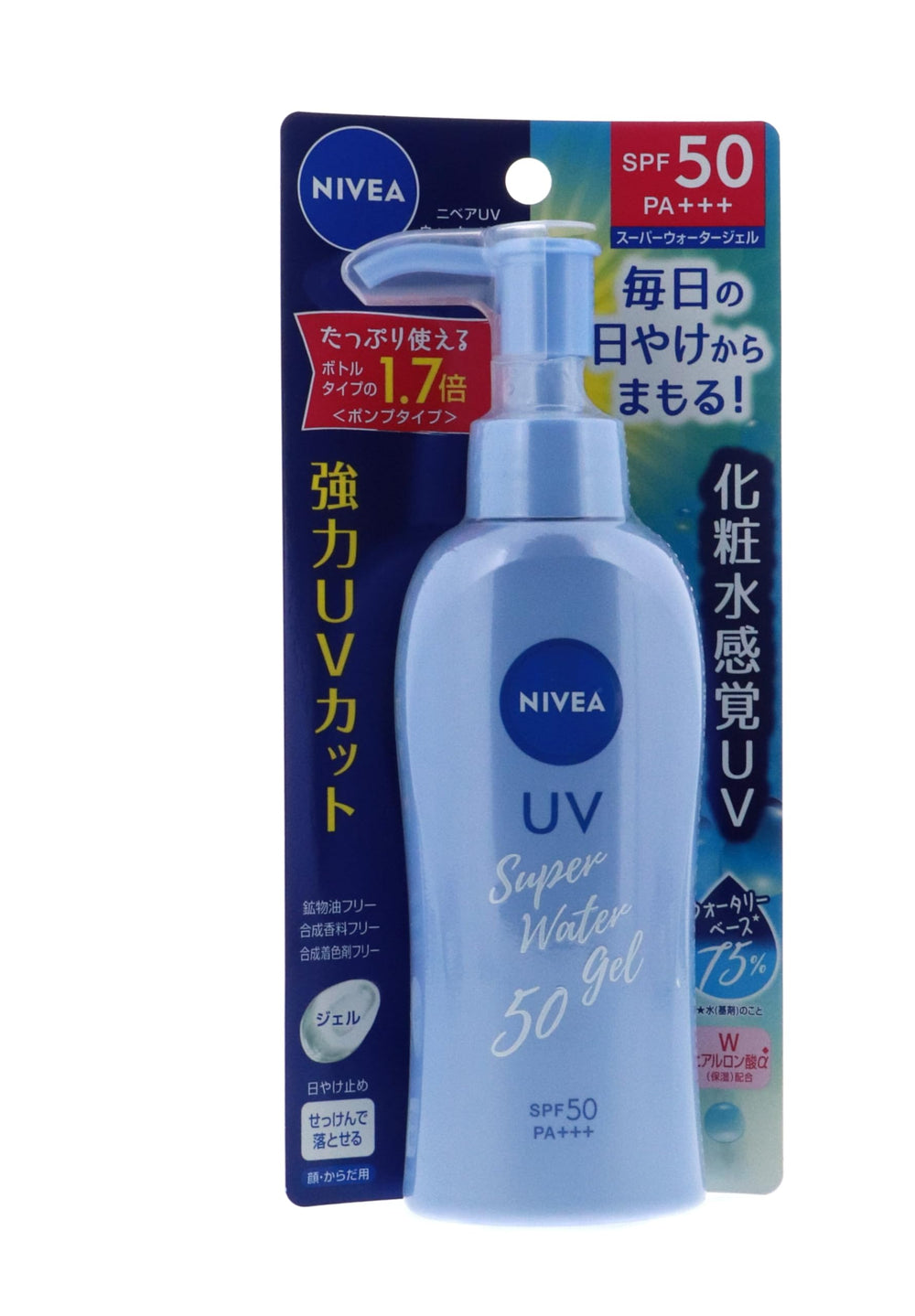 NIVEA Sun Protect Water Gel: bote con textura fresca para protección solar diaria.