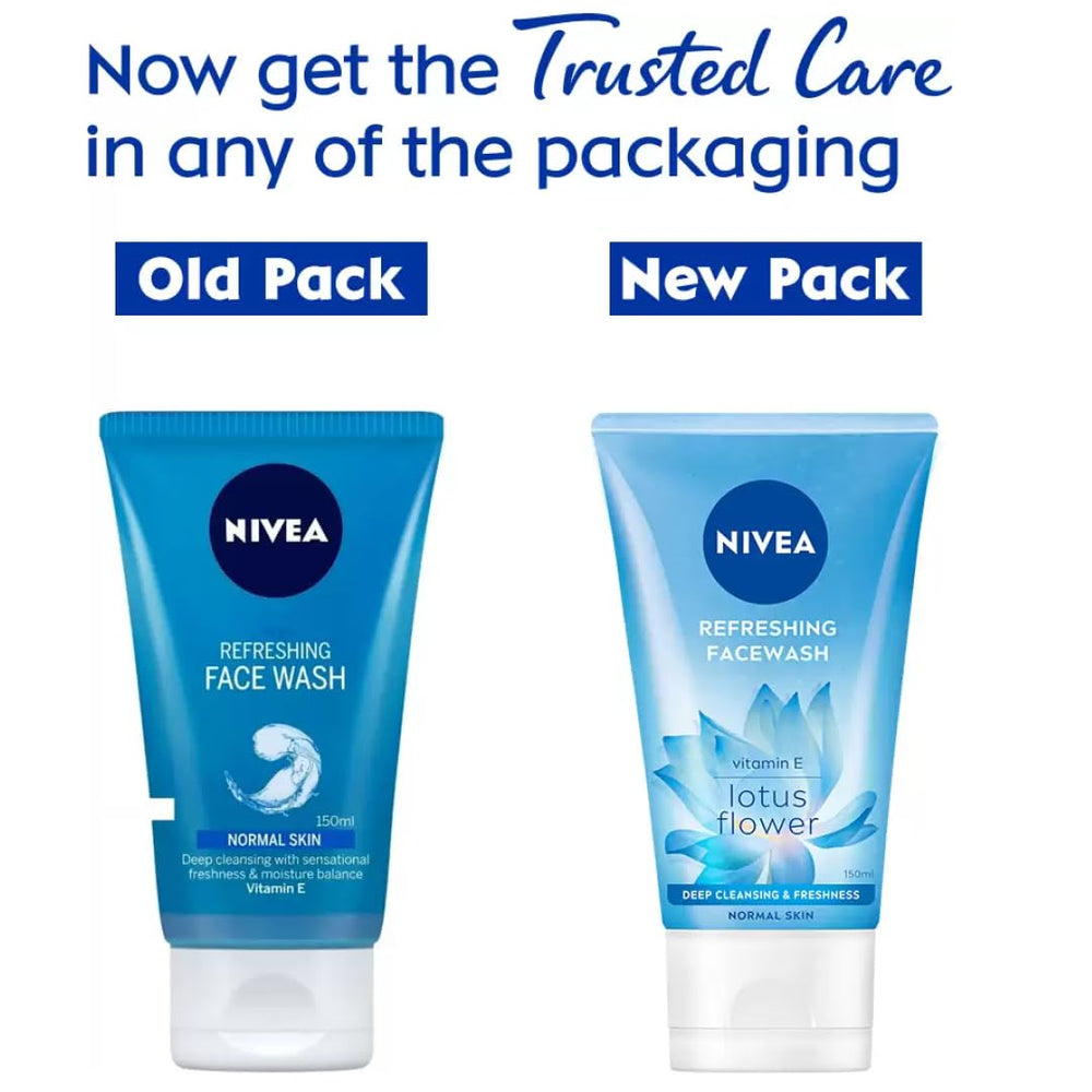 NIVEA vitamin E infused cleansing formula for gentle skin care