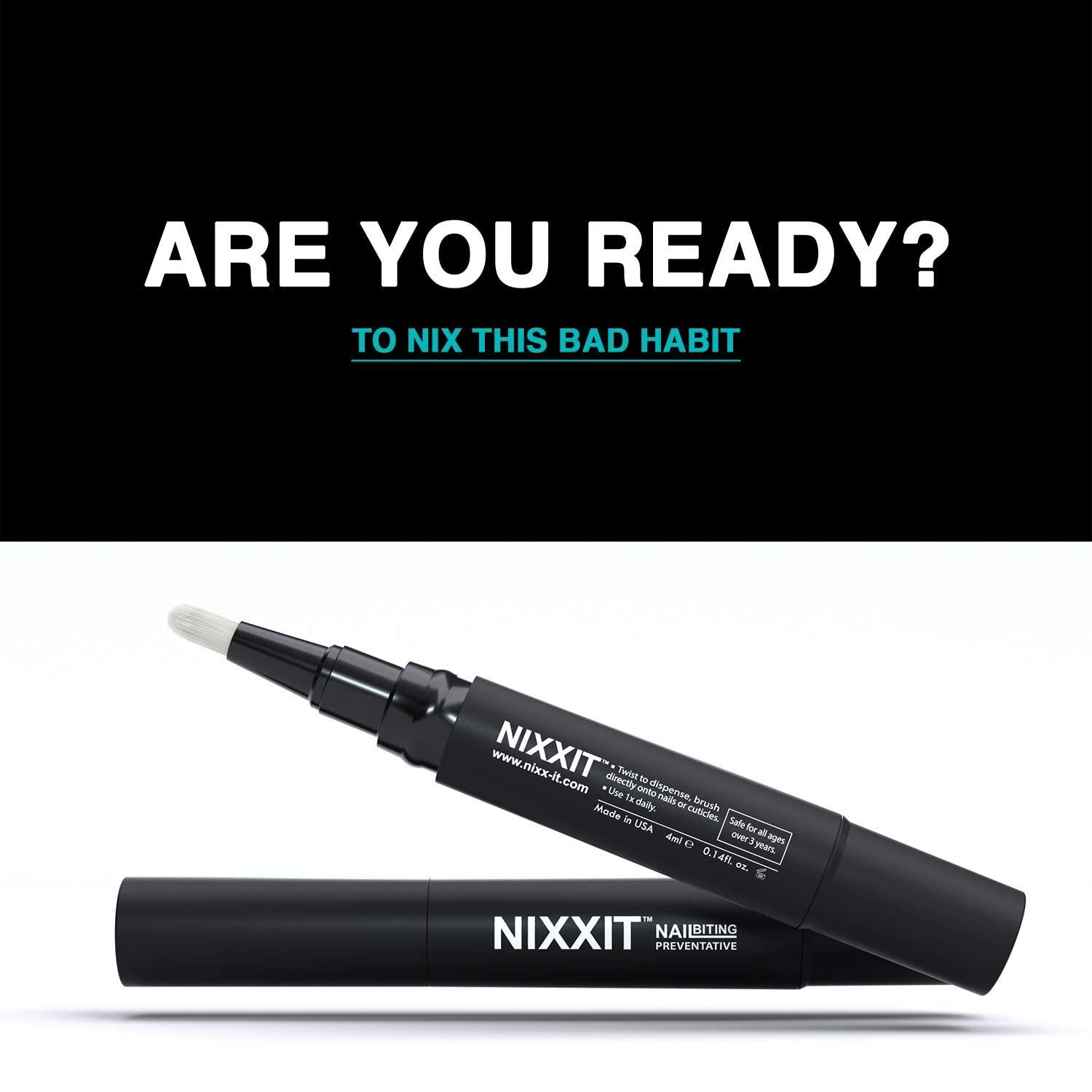 NIXXIT bolígrafo amargo para detener el hábito de morder uñas de forma discreta.