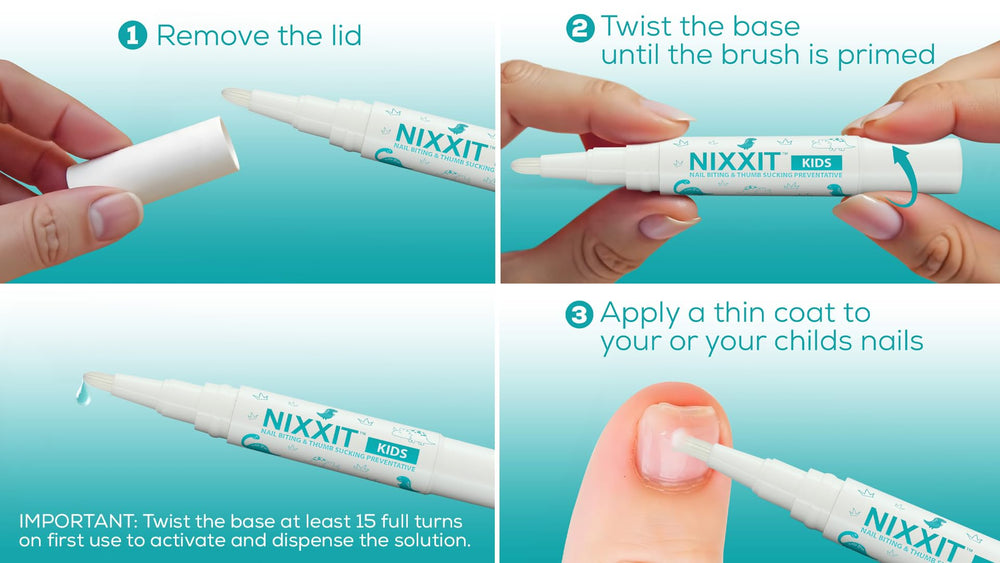 NIXXIT fórmula amarga suave para desalentar hábitos sin irritar