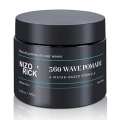NIZORICK Pomada 360 Ondas, bote visible, fijación duradera para ondas definidas.