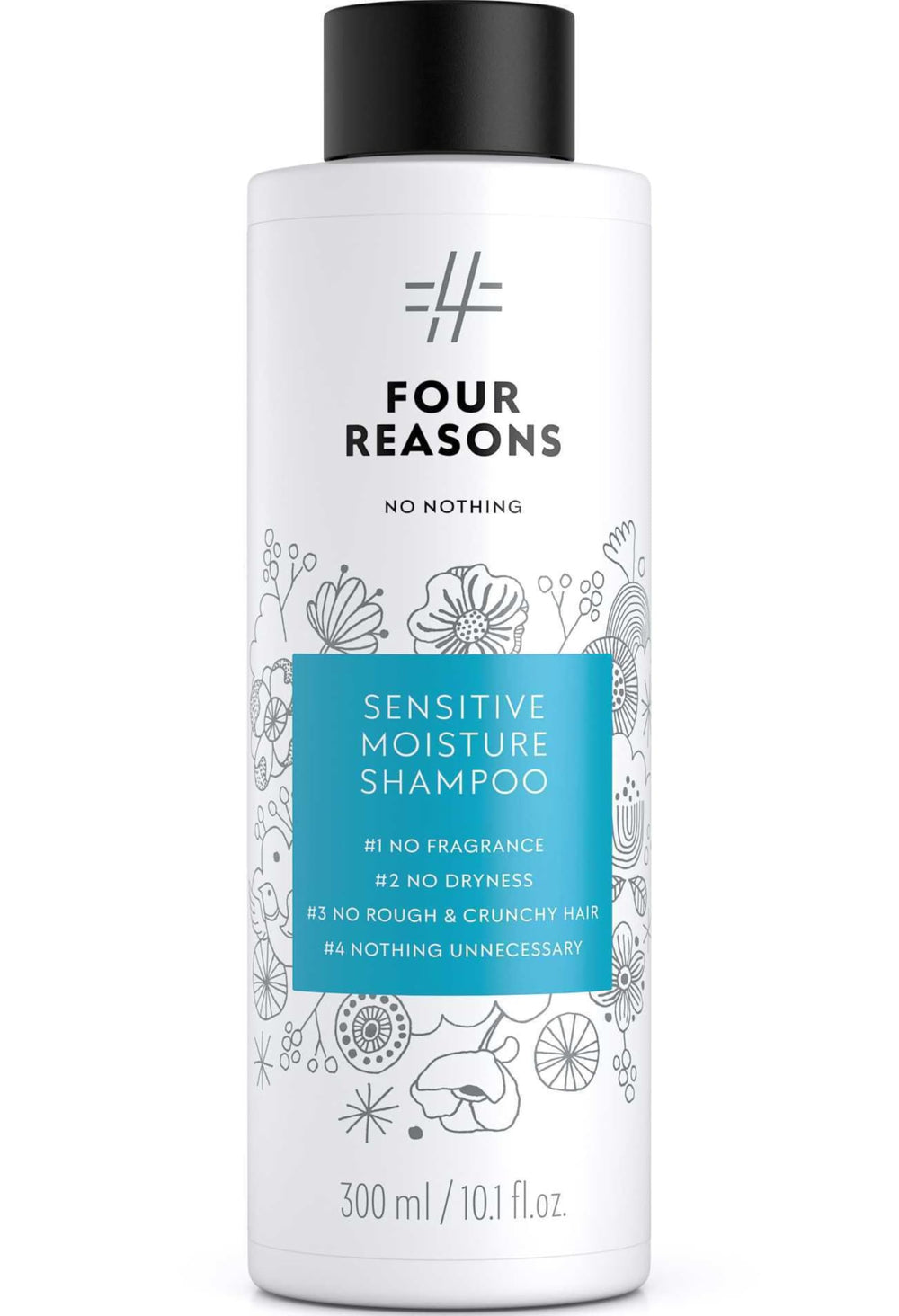 Champú No Nothing hidratante, bote de 10oz, ofrece hidratación profunda para cabello seco.