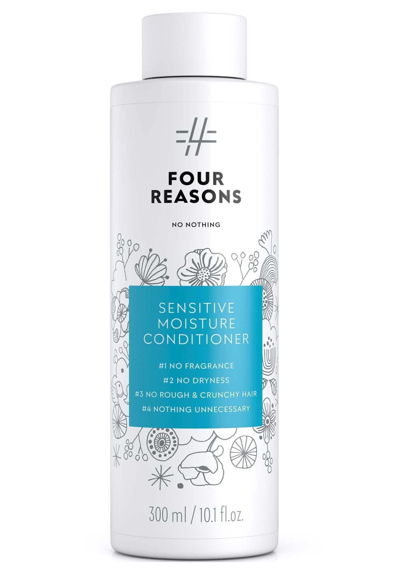 No Nothing Acondicionador sensible de humedad, botella frontal; hidrata el cabello seco.
