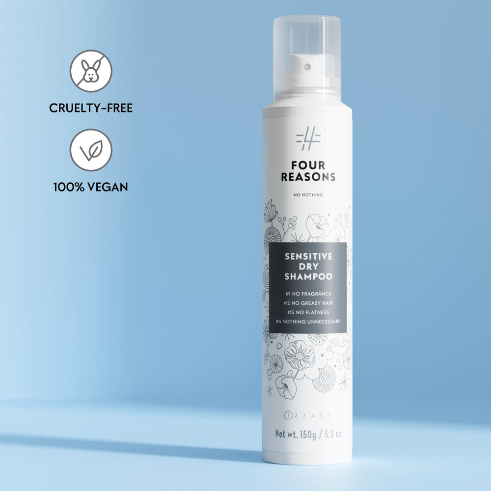 No Nothing Shampoo Seco Acabado Invisible para cabello oscuro.