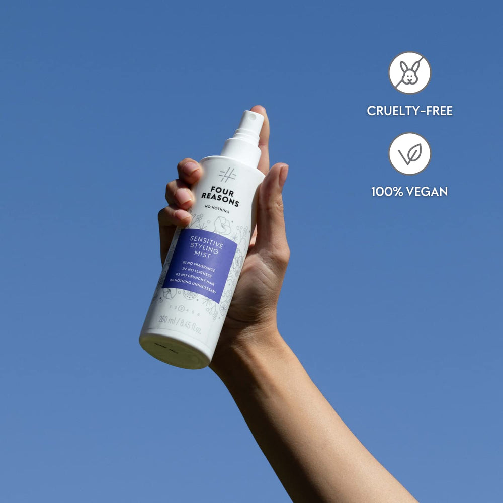 No nothing Very Sensitive Styling Mist protección calor y anti humedad.