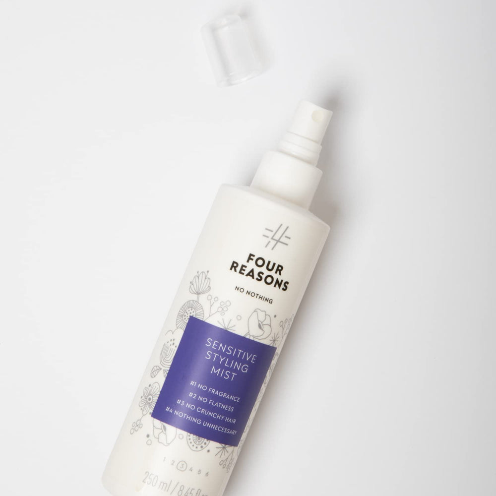 No nothing Very Sensitive Styling Mist refrescar y renovar estilo de dos días.