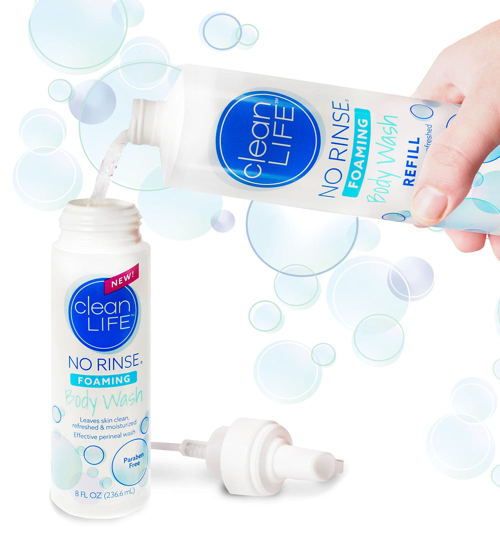 No-Rinse aplicación sin enjuague, limpieza rápida durante viajes y estancias fuera de casa.