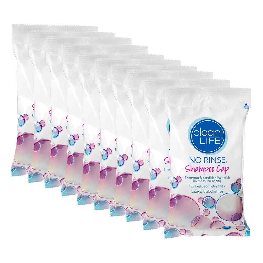 No-Rinse Cap: application-cheveux, lavage sans eau rapide et pratique.