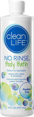 No-Rinse: botella de cuidado corporal para limpieza rápida sin enjuague.