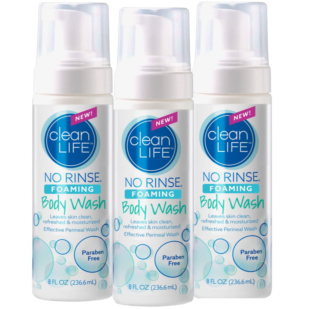 No-Rinse espuma lavado corporal botella: limpieza rápida sin agua para toda la familia.